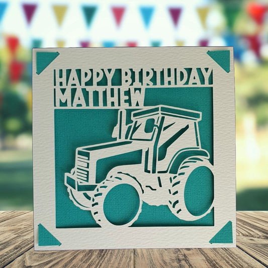 Farming Personalised Birthday Card