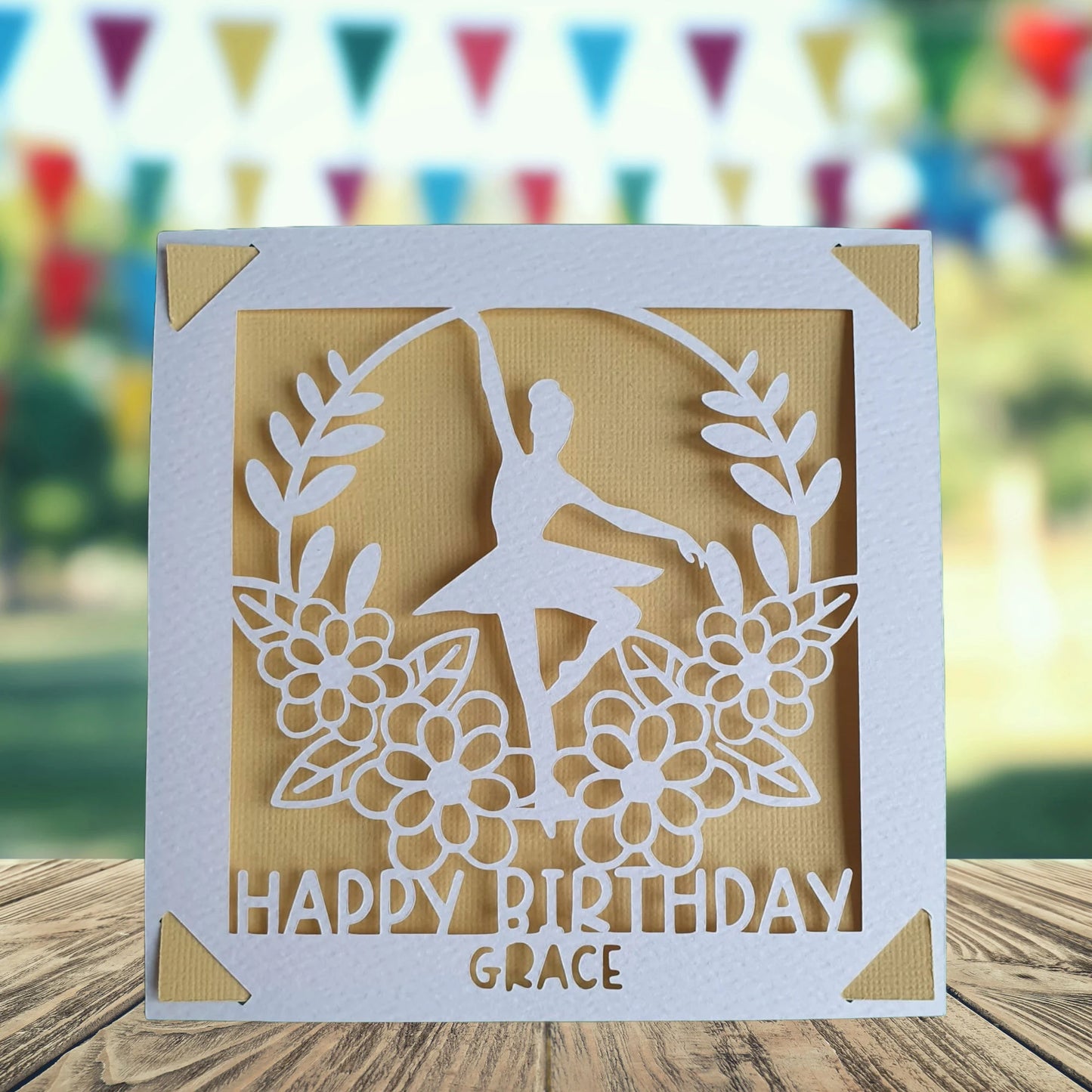 Personalised Dancing Birthday Card