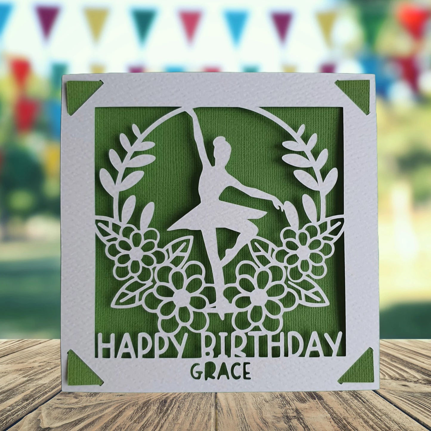 Personalised Dancing Birthday Card