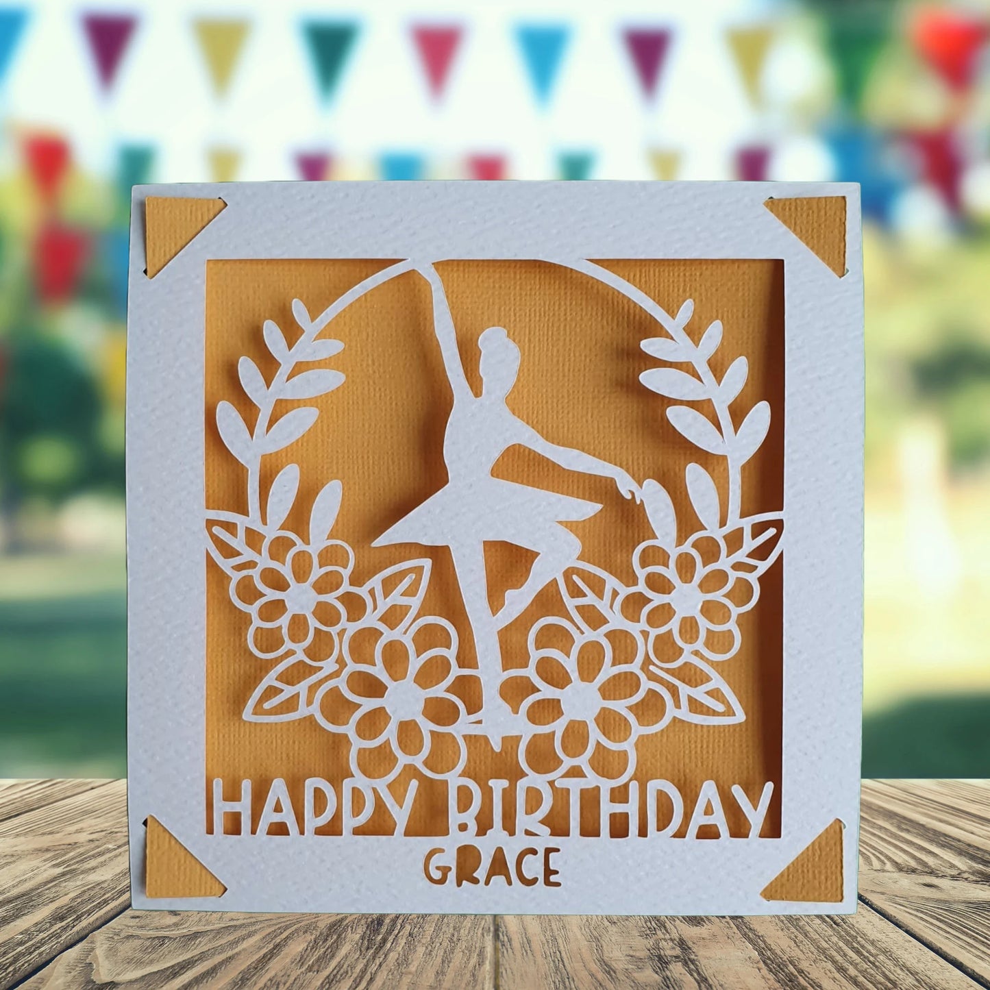 Personalised Dancing Birthday Card