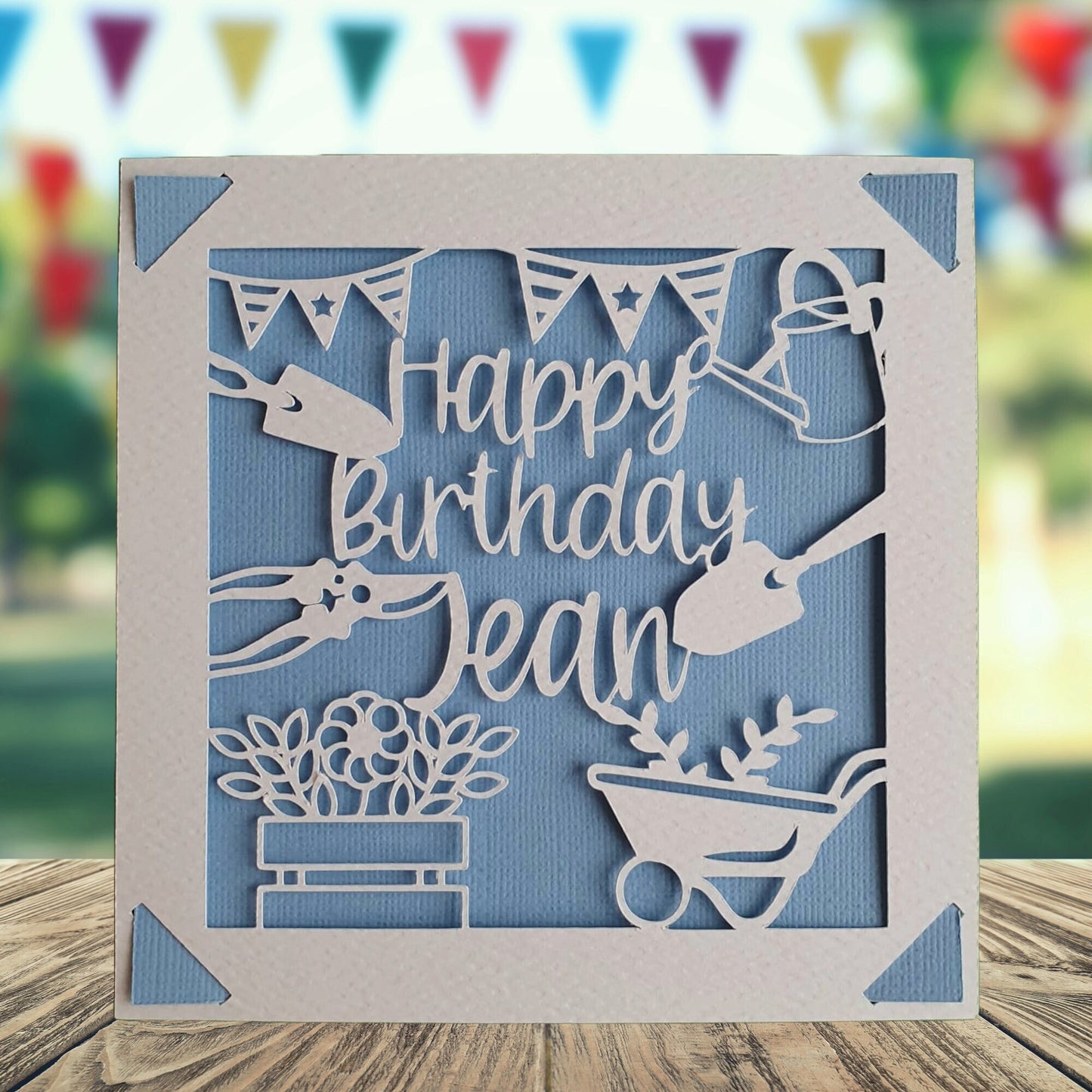 Personalised Gardening Birthday Card