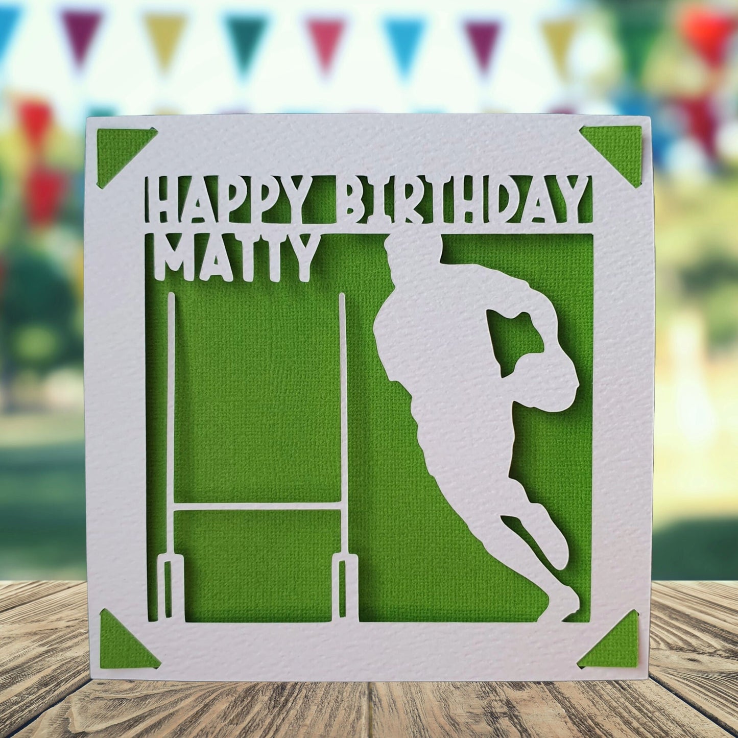 Rugby Birthday Card