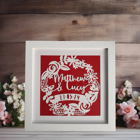 Wedding Personalised Framed Gift