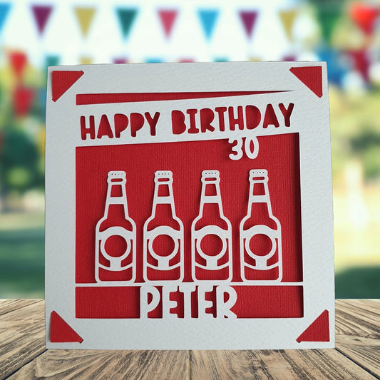 Beers Birthday Card