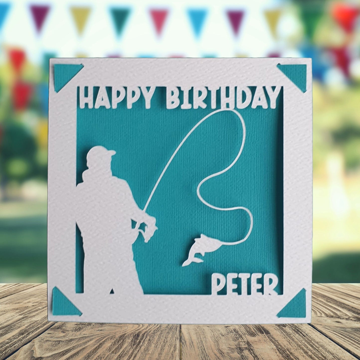 Fishing Birthday Personalised Card