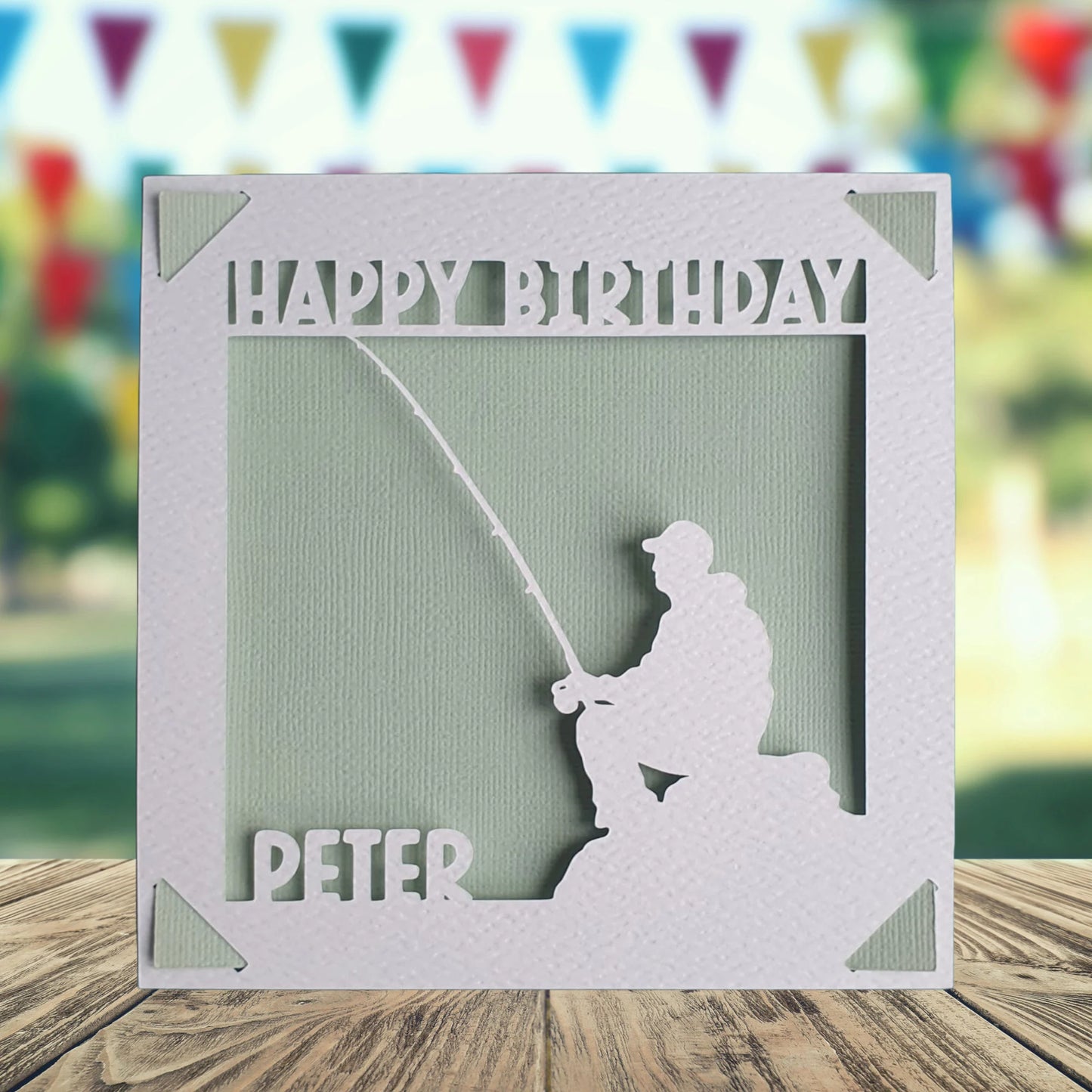 Fisherman Birthday Card