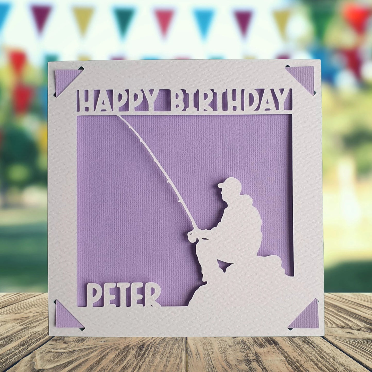 Fisherman Birthday Card