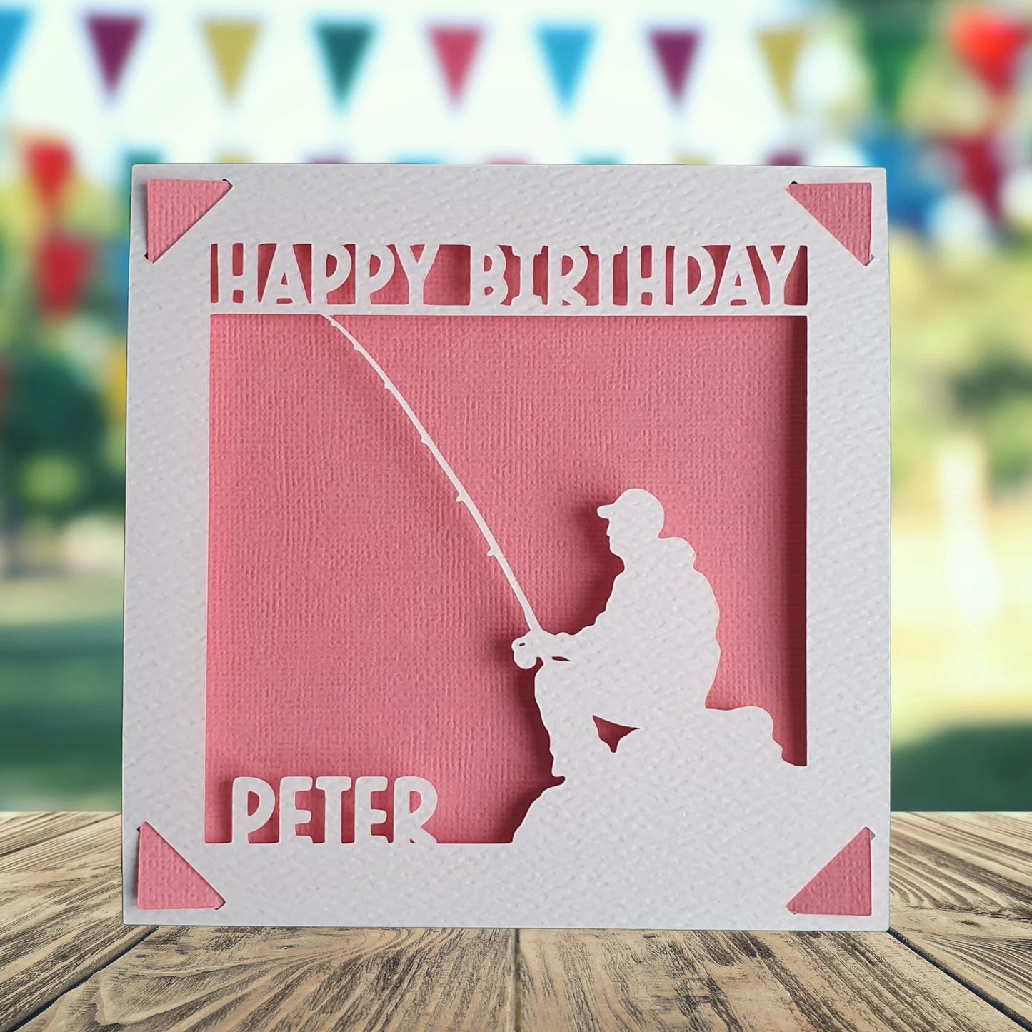 Fisherman Birthday Card