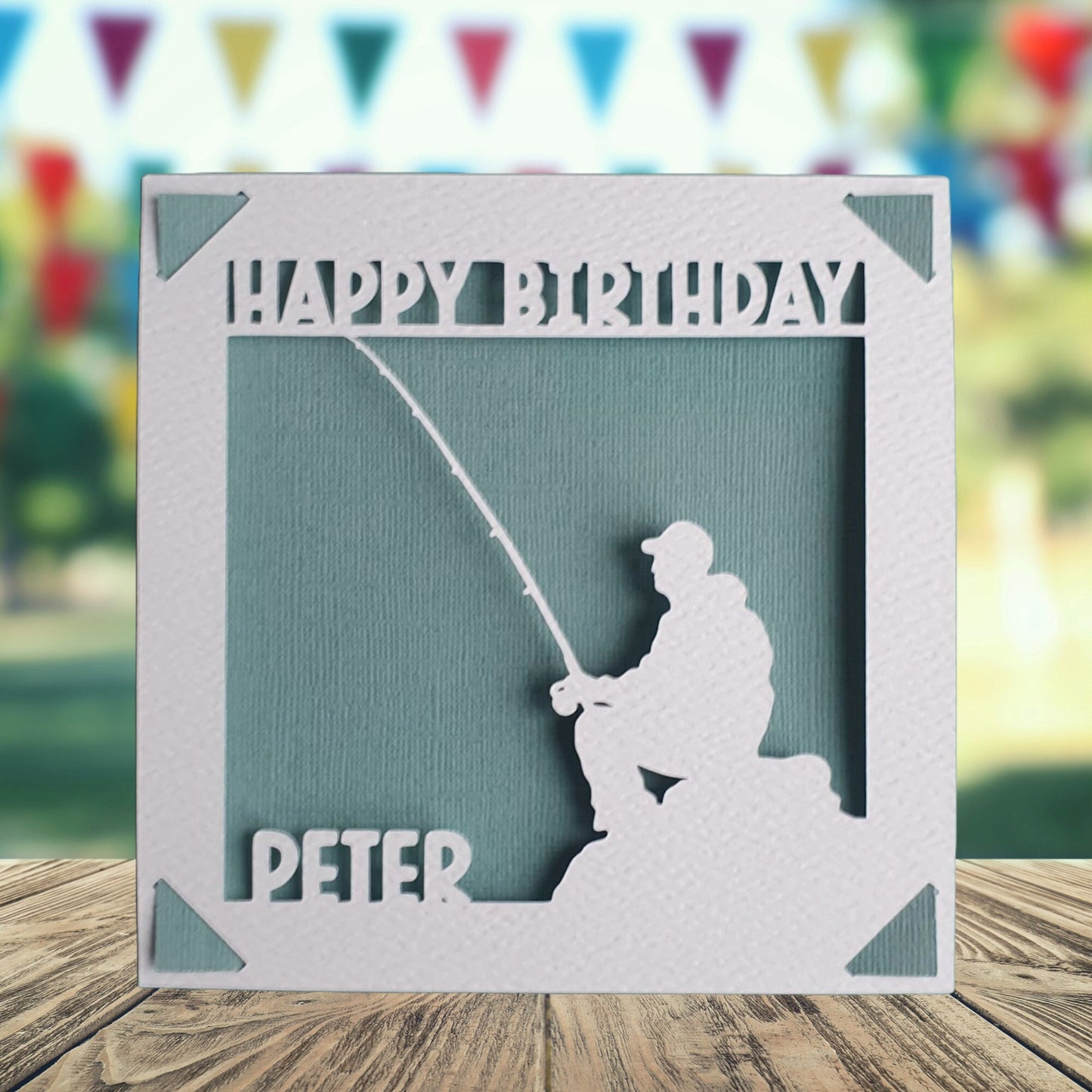 Fisherman Birthday Card