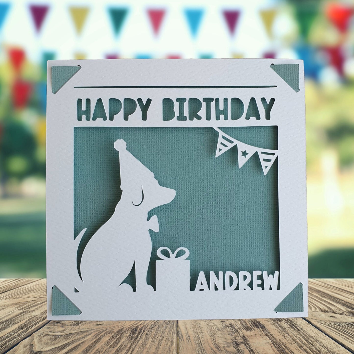 Personalised Dog Birthday Card