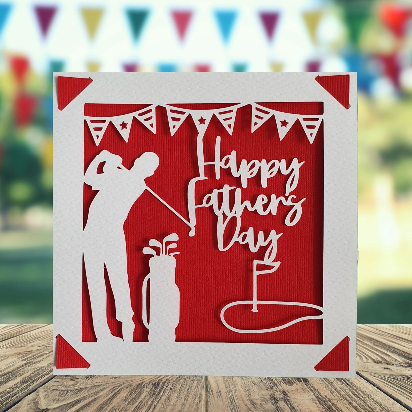 Golf Happy Fathers Day Card