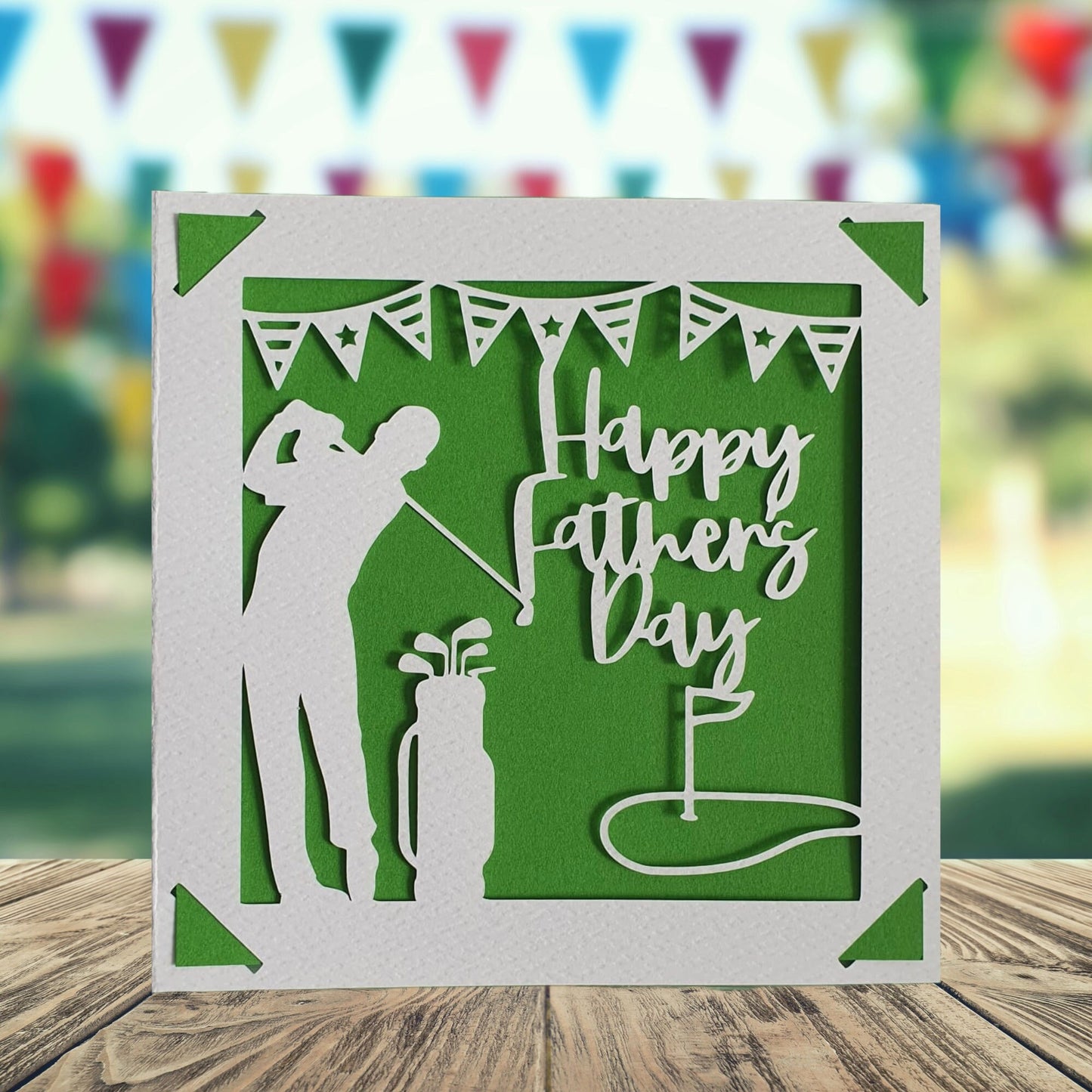 Golf Happy Fathers Day Card