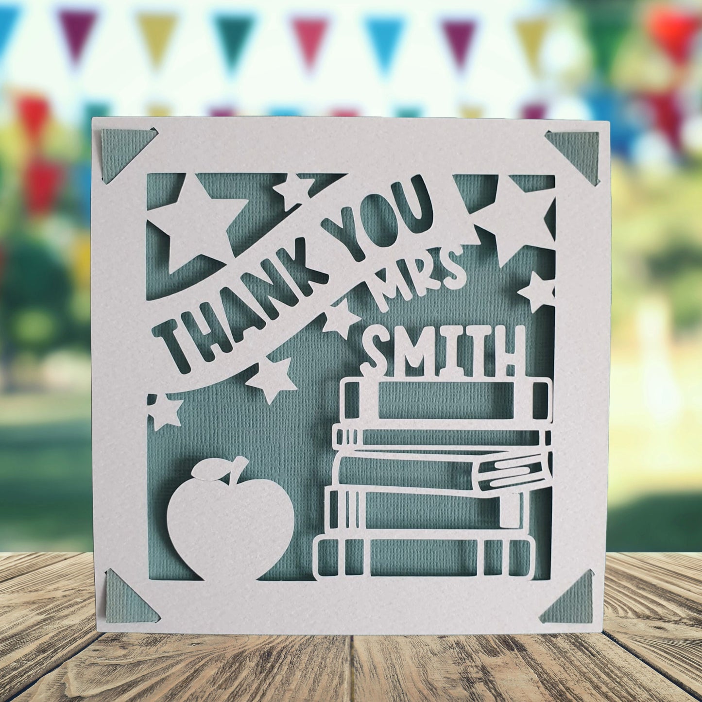 Personalised Thank You Card for Teacher