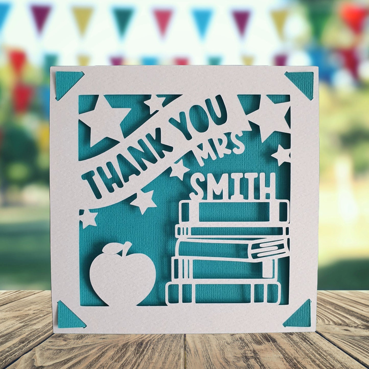 Personalised Thank You Card for Teacher