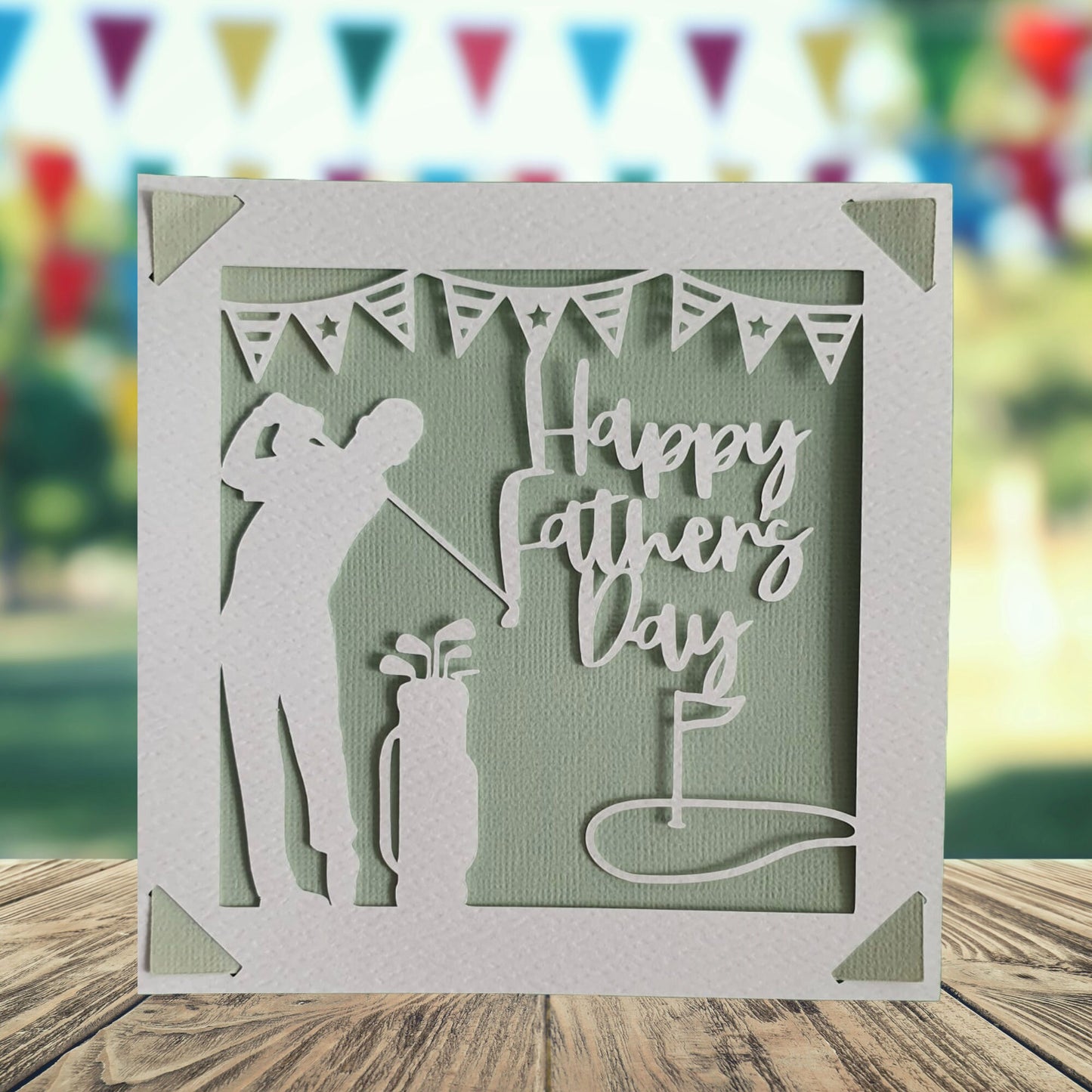 Golf Happy Fathers Day Card