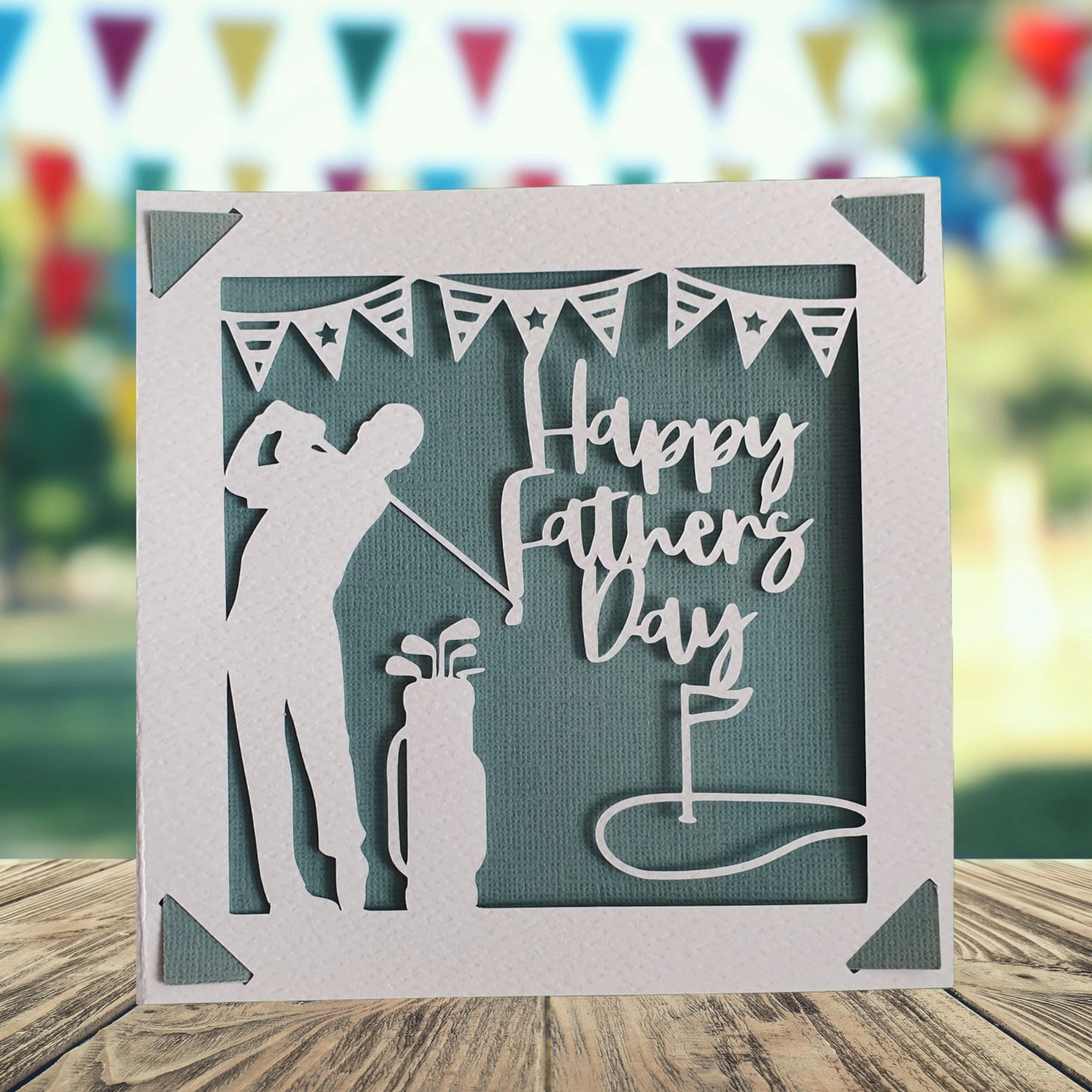 Golf Happy Fathers Day Card