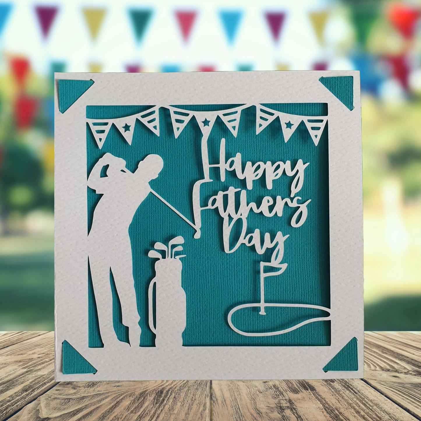 Golf Happy Fathers Day Card