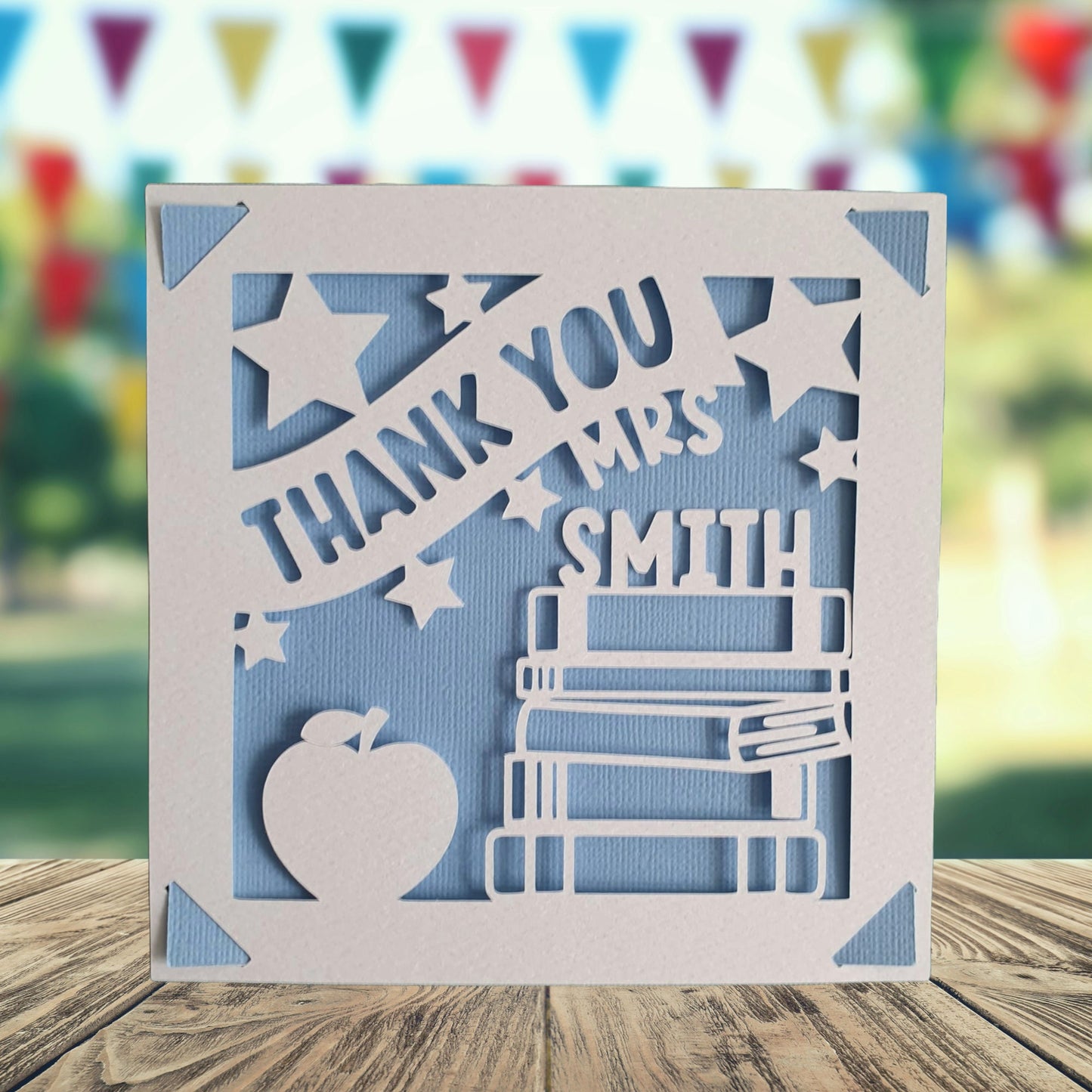 Personalised Thank You Card for Teacher