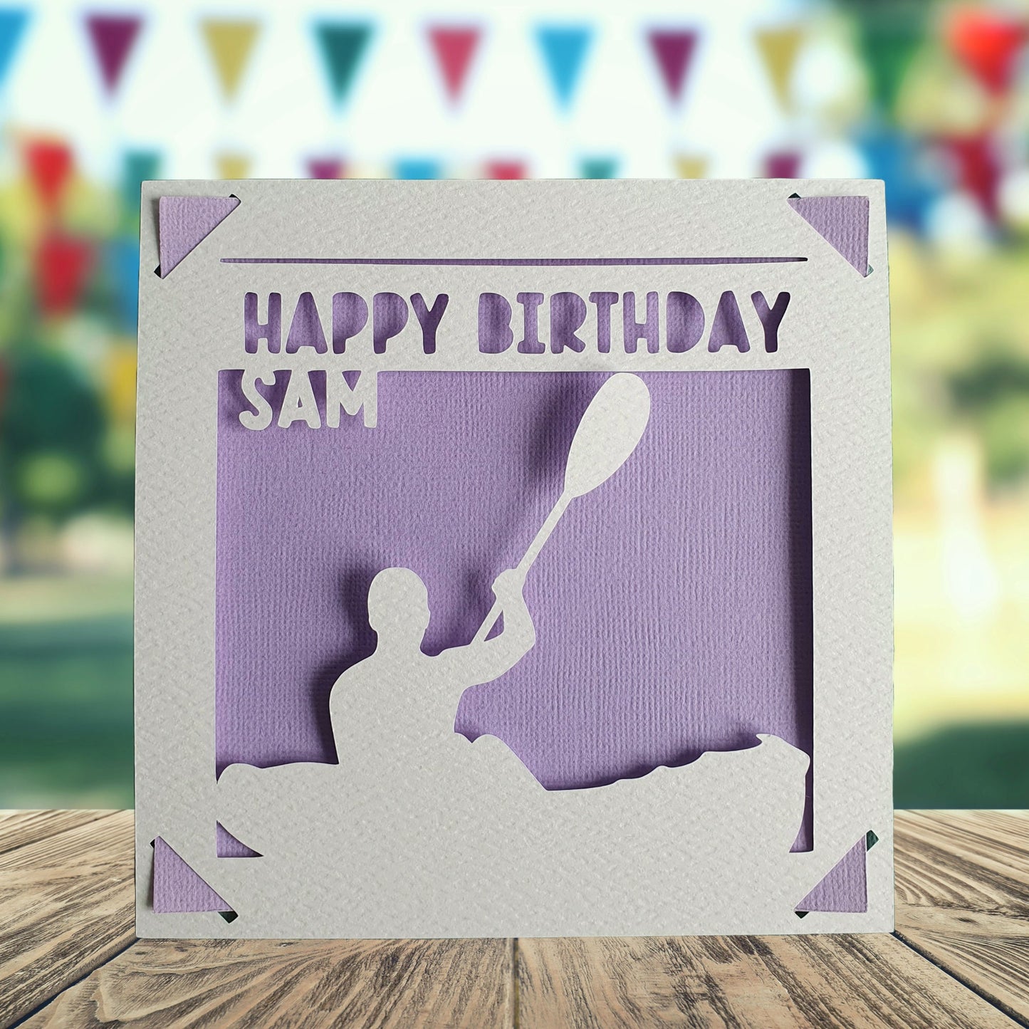 Canoe / Kayak Birthday Card