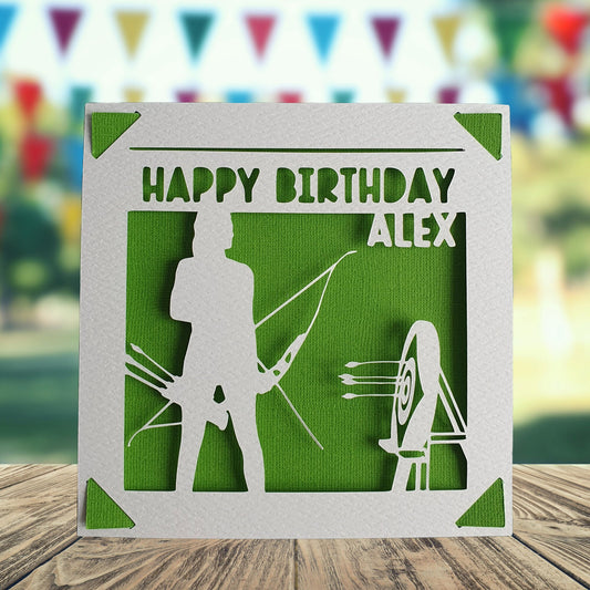 Archery Birthday Card