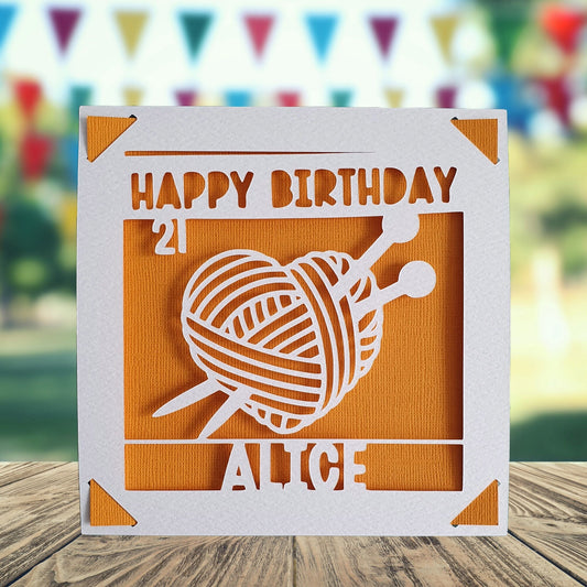 Crochet Birthday Card