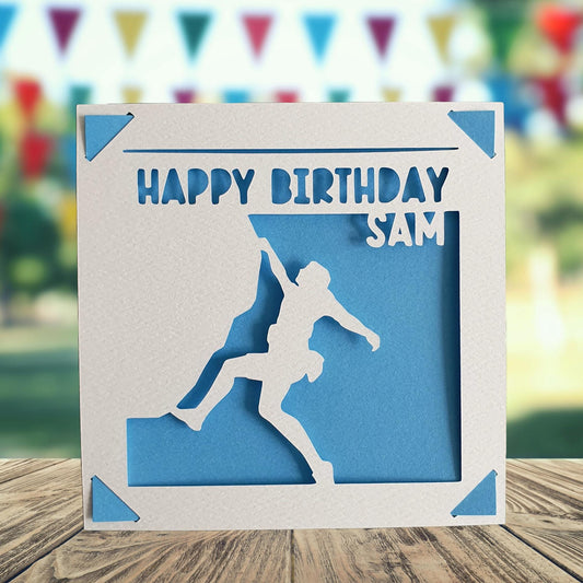 Mountain Climbing Birthday Card