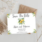 Lemon Wedding Save The Date