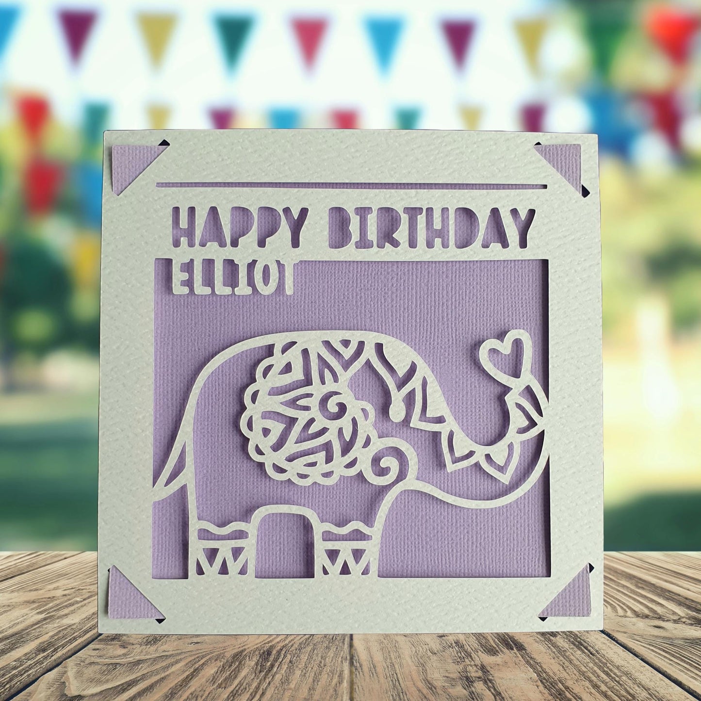 Elephant Birthday Card