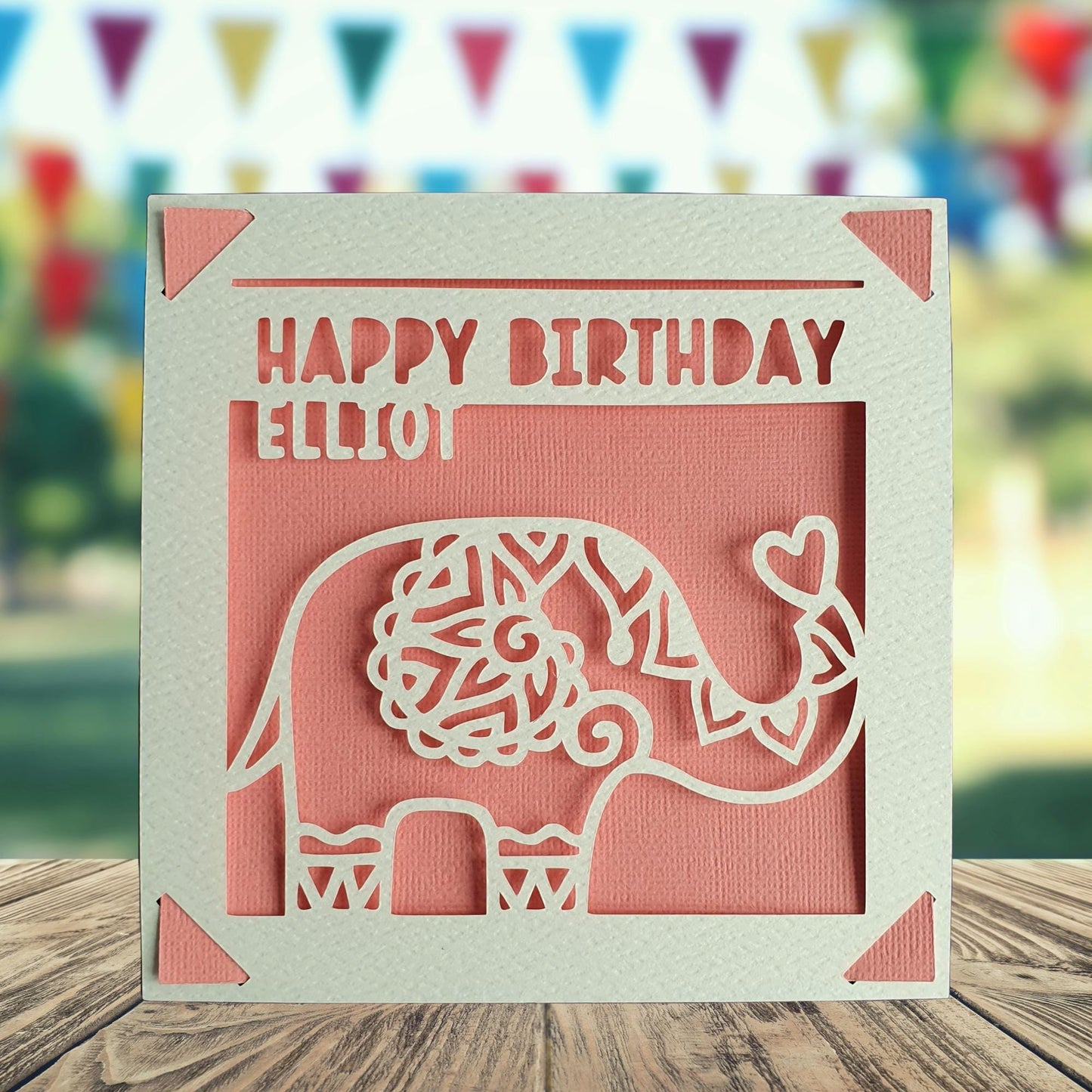 Elephant Birthday Card