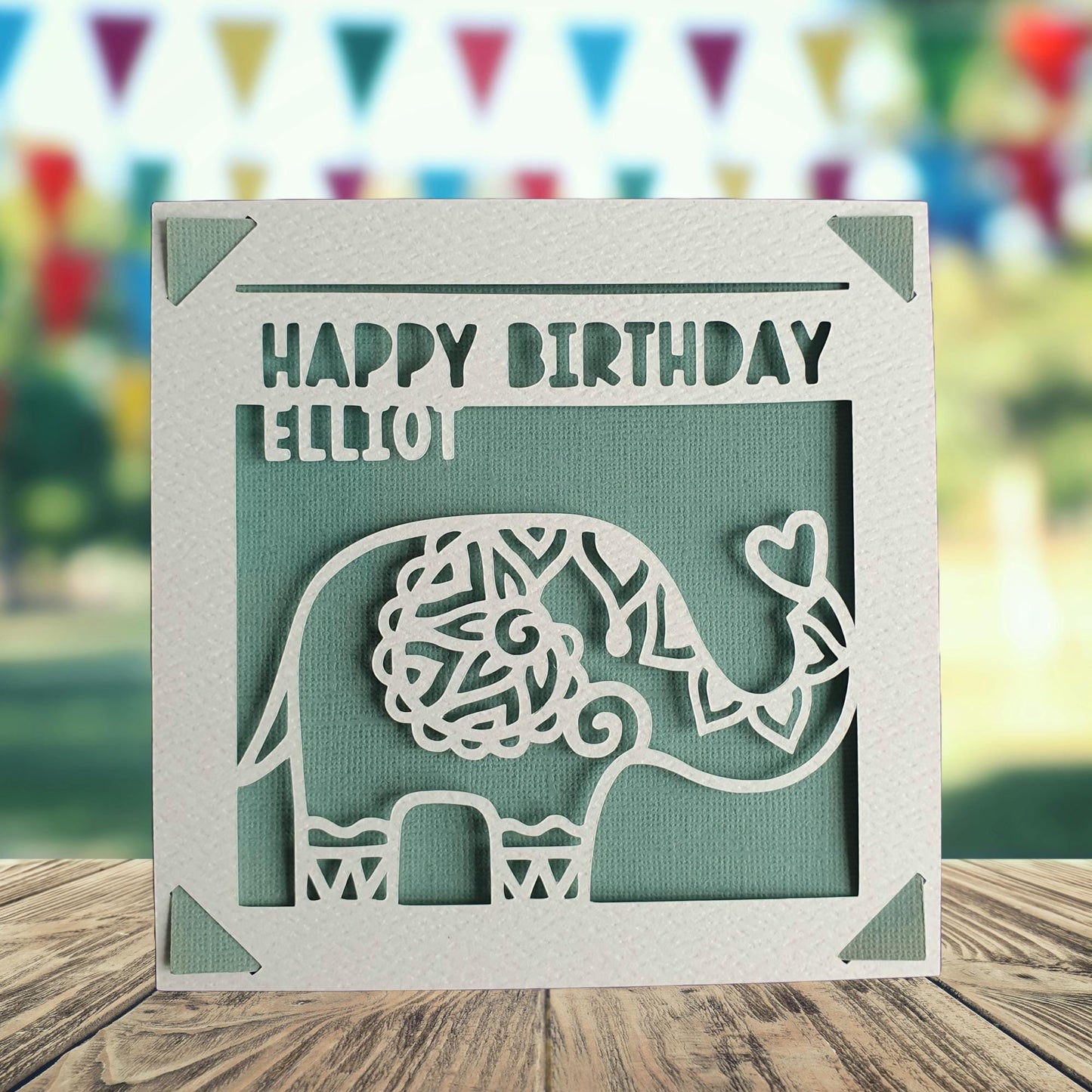 Elephant Birthday Card