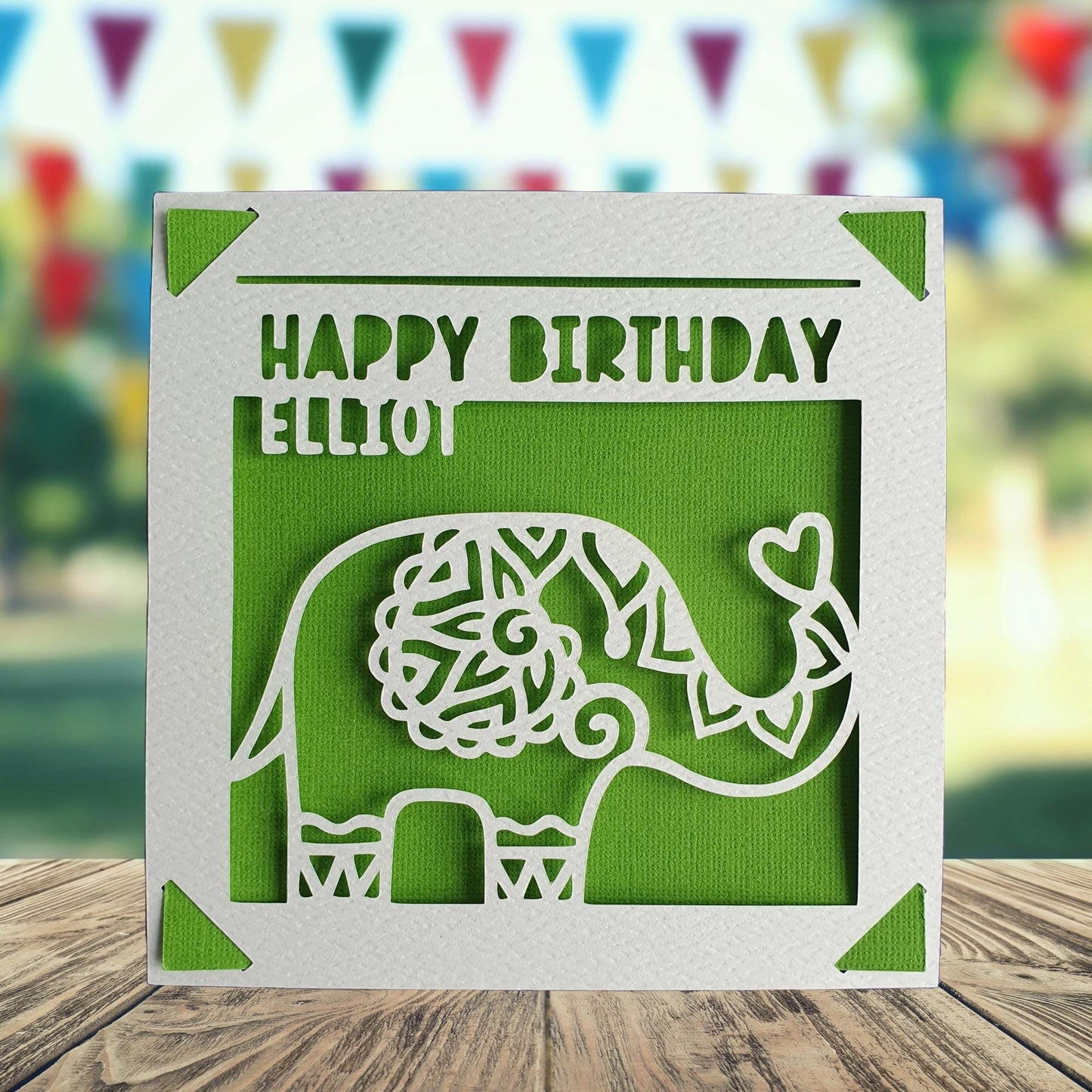 Elephant Birthday Card