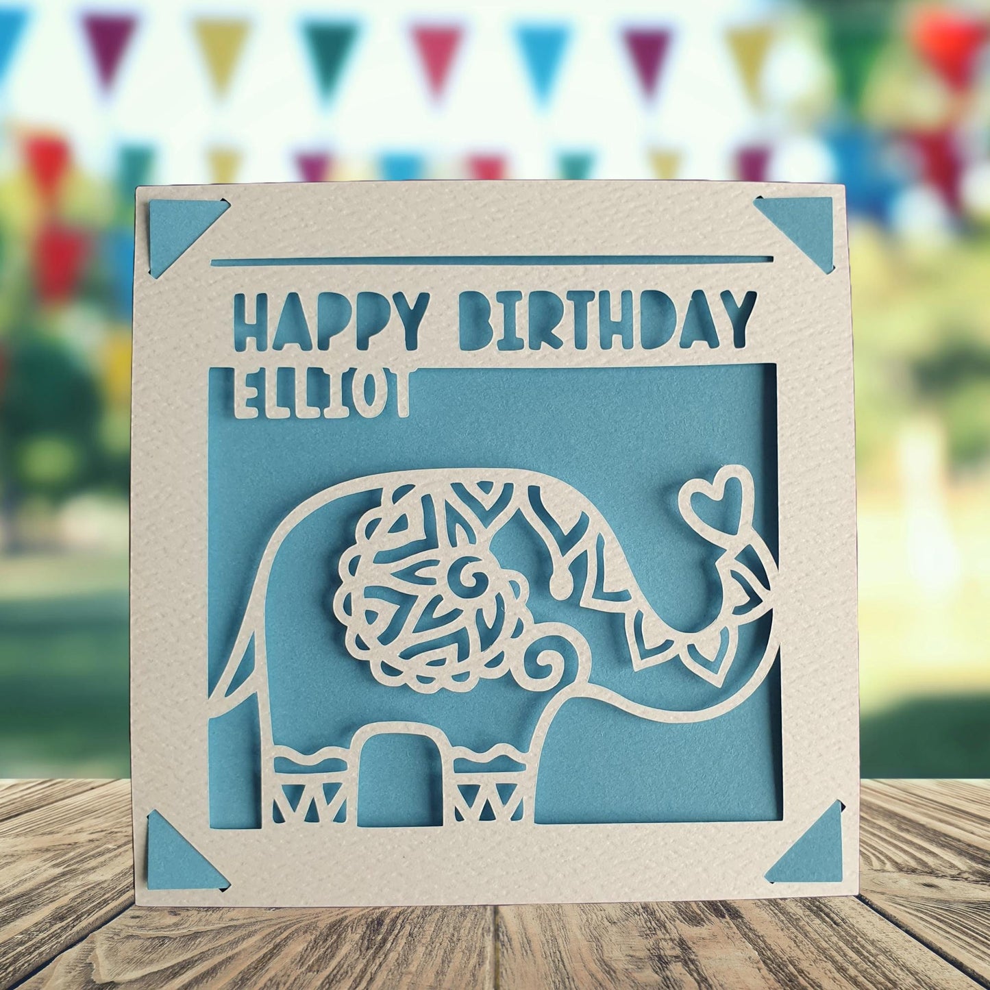 Elephant Birthday Card