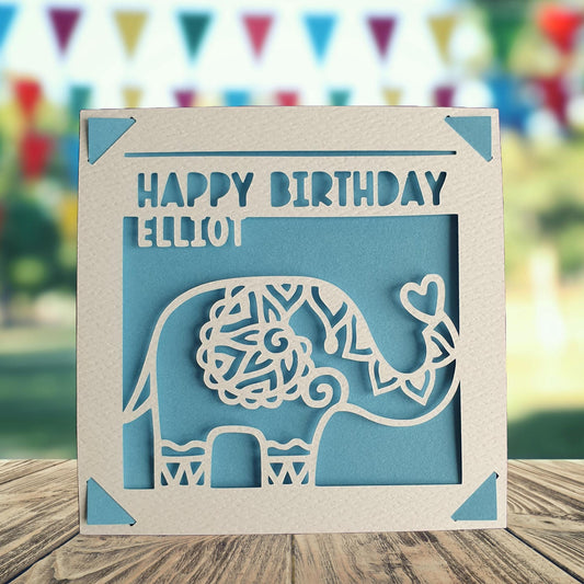 Elephant Birthday Card