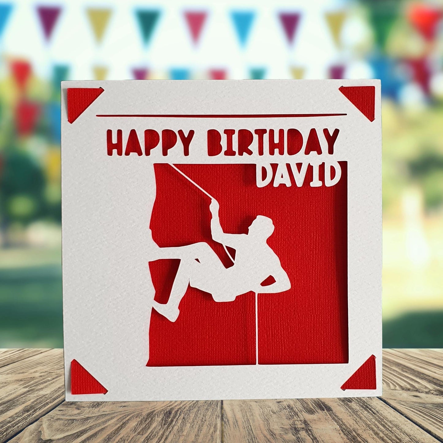 Mountain Climber Birthday Card