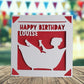 Bath Happy Birthday Personalised Papercut Card, Birthday Card for Her, Pampering Birthday Card, Birthday Card for Bath Lover, Bath Gift