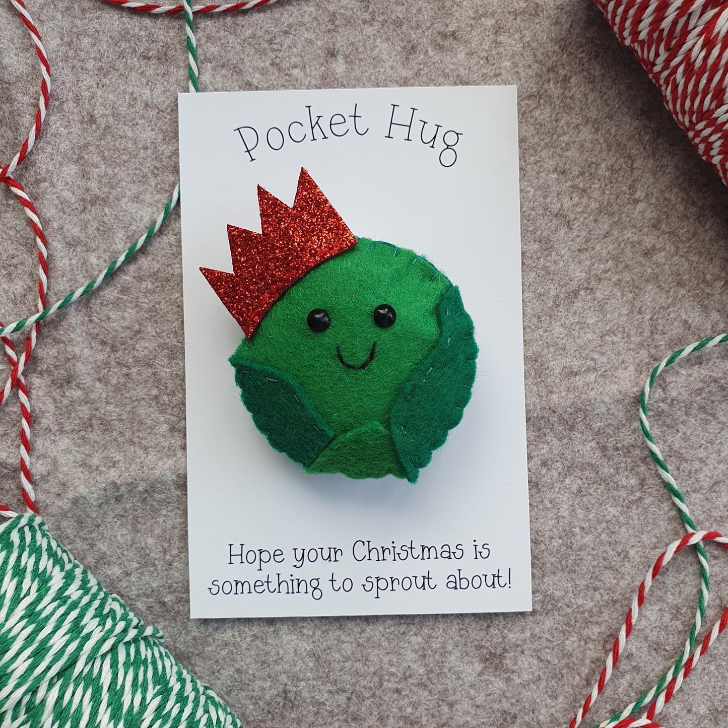 Christmas Sprout Pocket Hug