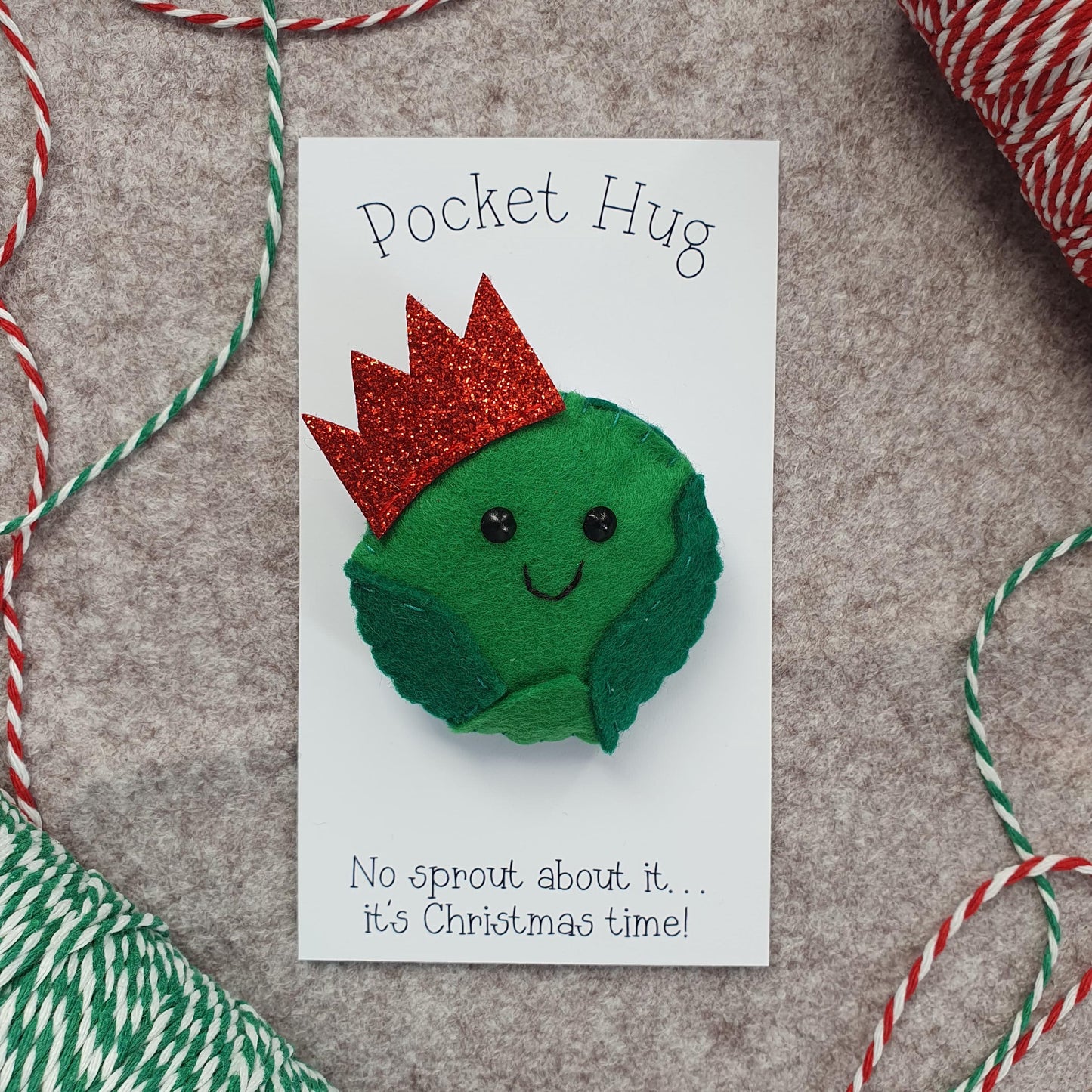 Christmas Sprout Pocket Hug