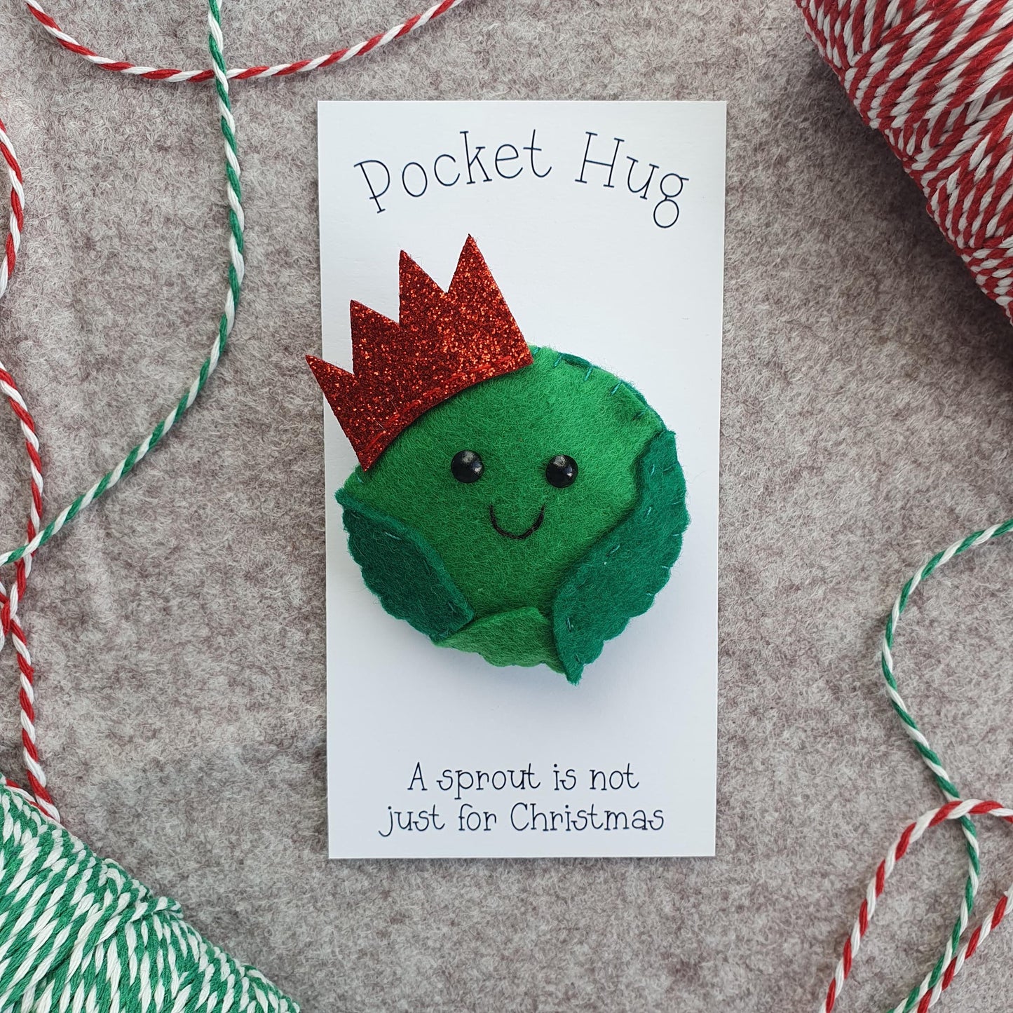 Christmas Sprout Pocket Hug