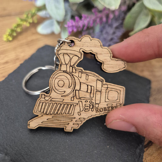 Steam Train Keyring