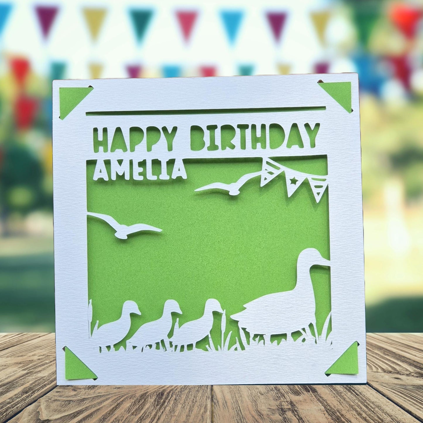 Duck Birthday Card, Cute Animal Birthday Card, Birthday Card for Animal Lover, Farm Animal Birthday Card, Personalised Duck Card