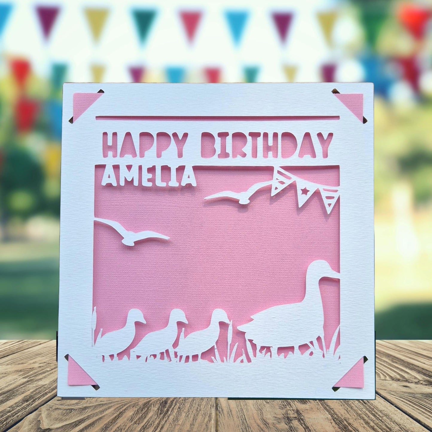 Duck Birthday Card, Cute Animal Birthday Card, Birthday Card for Animal Lover, Farm Animal Birthday Card, Personalised Duck Card