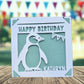 Penguin Birthday Card, Cute Animal Birthday Card, Birthday Card for Animal Lover, Penguin Birthday Gift, Personalised Penguin Card