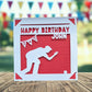 Personalised Crown Green Bowling Birthday Card for Dad/Grandad