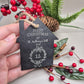 First Christmas in New Home Bauble, First Christmas Engraved Bauble, Christmas Decoration for New Home, Personalised House Slate Bauble