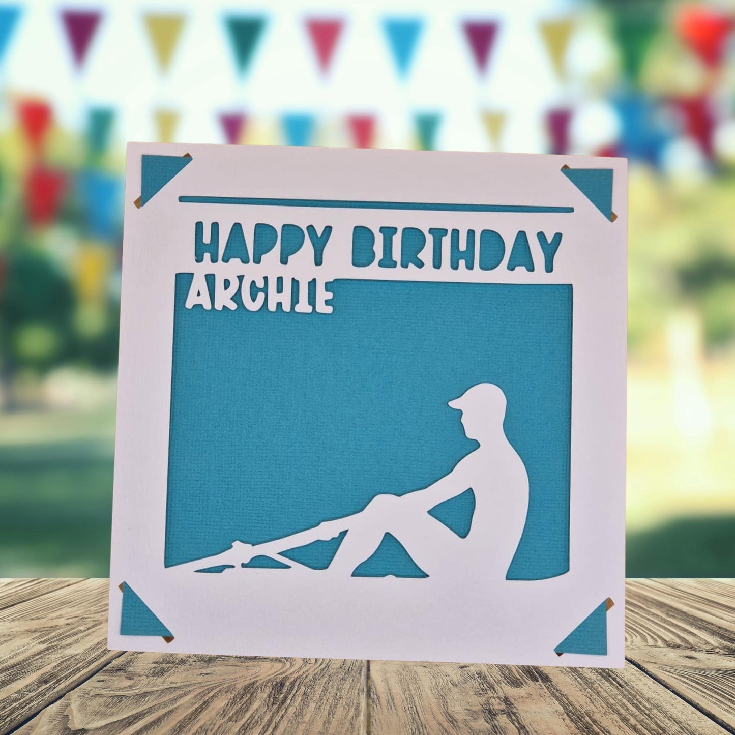 Rowing Birthday Card