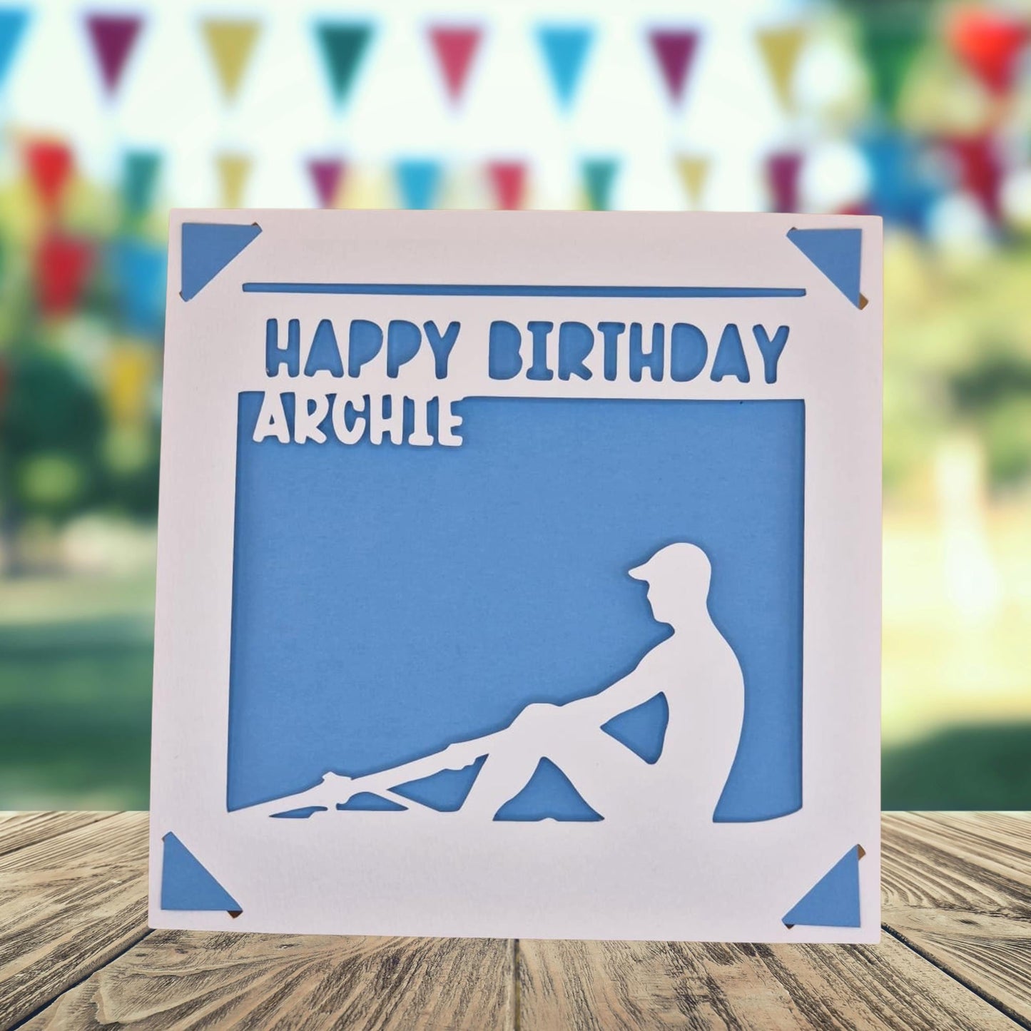 Rowing Birthday Card