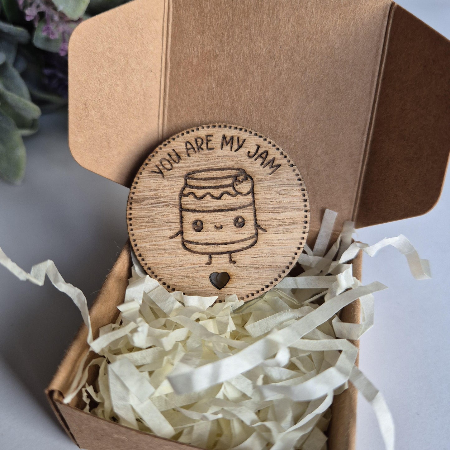 'You Are My Jam' - Wooden Token