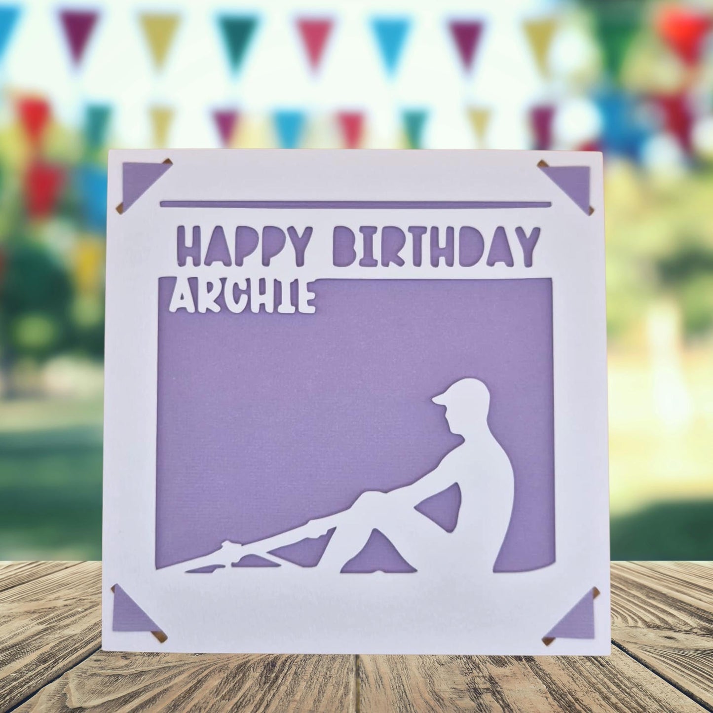 Rowing Birthday Card