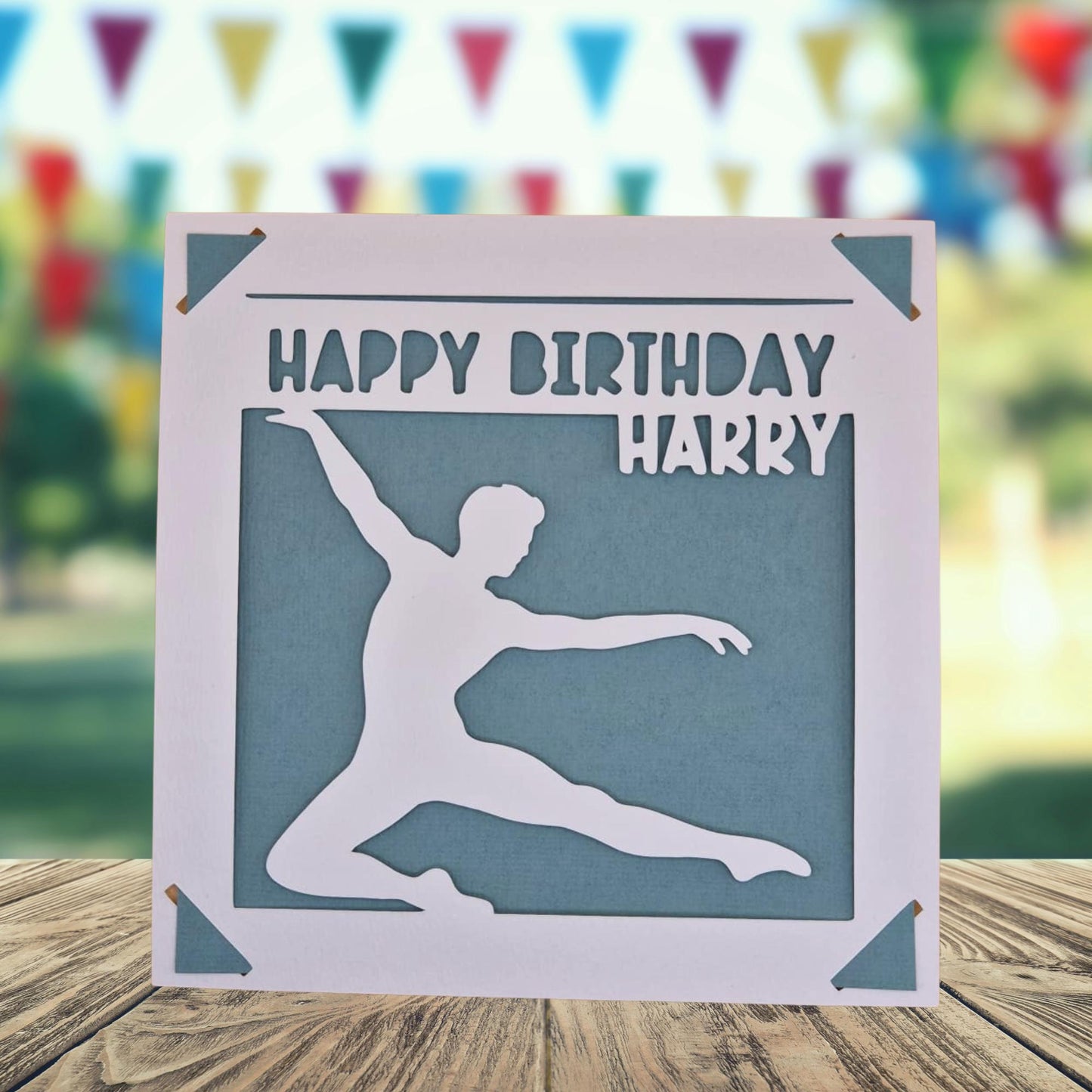 Male Dancer Birthday Card, Ballet Dancer Birthday Card for Him, Ballet Birthday Card, Card for Ballet Dancer, Dancing Card for Him