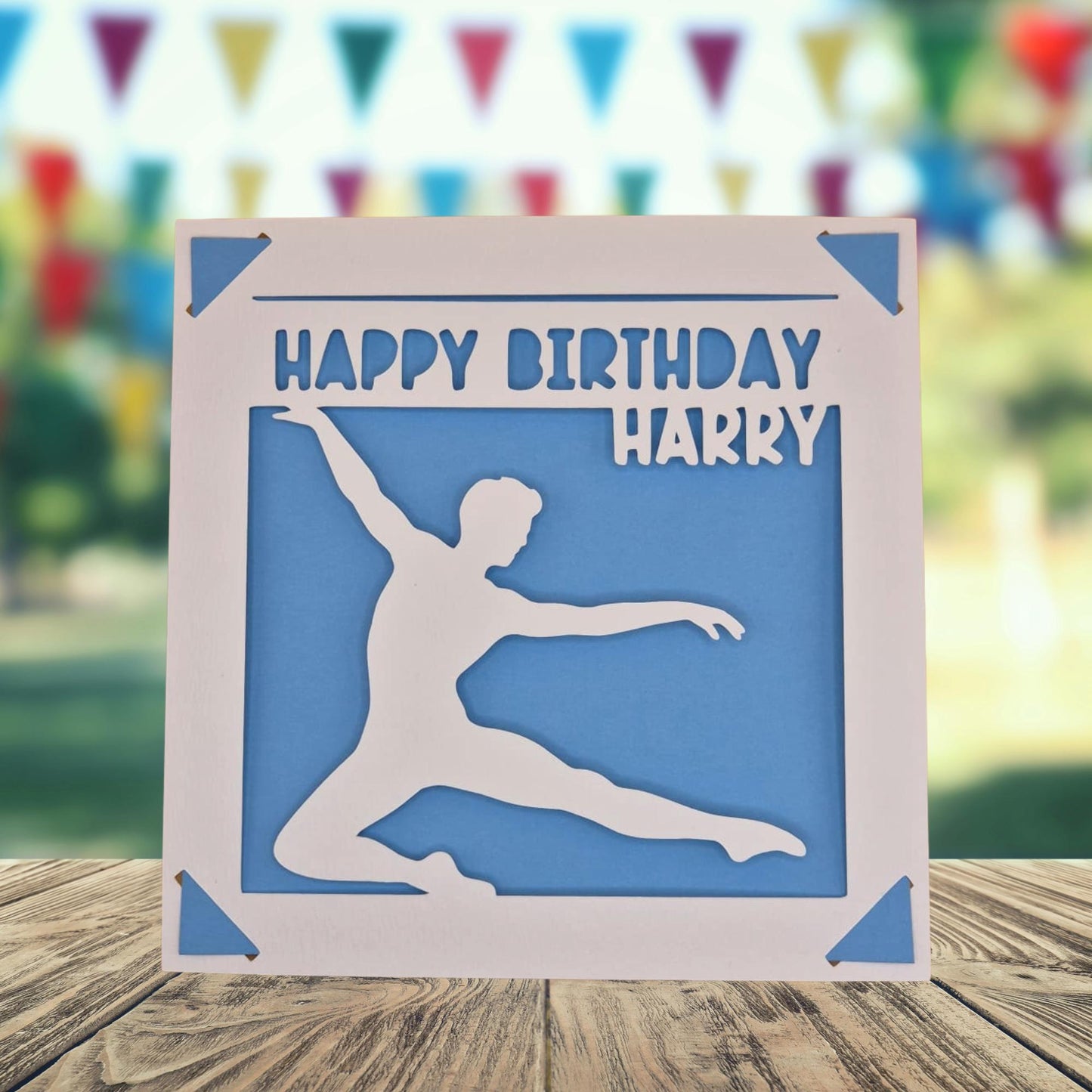 Male Dancer Birthday Card, Ballet Dancer Birthday Card for Him, Ballet Birthday Card, Card for Ballet Dancer, Dancing Card for Him
